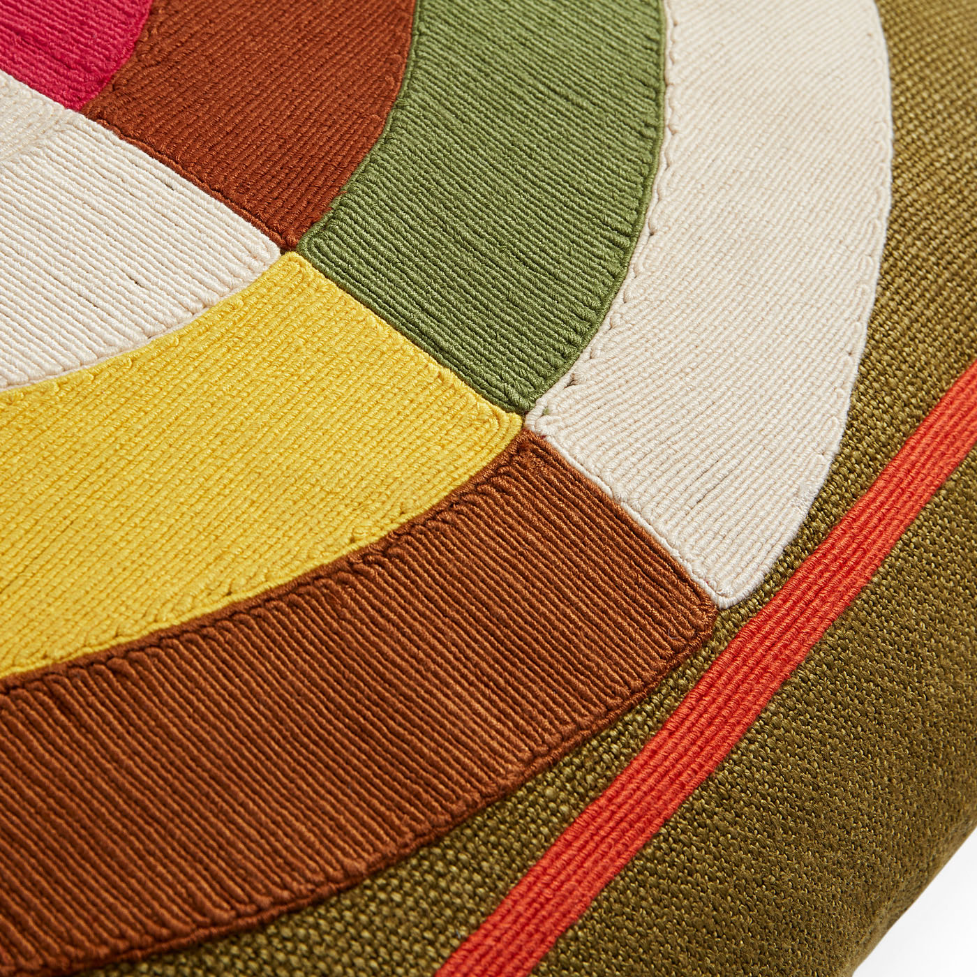 Monterey Bullseye Pillow | Linen