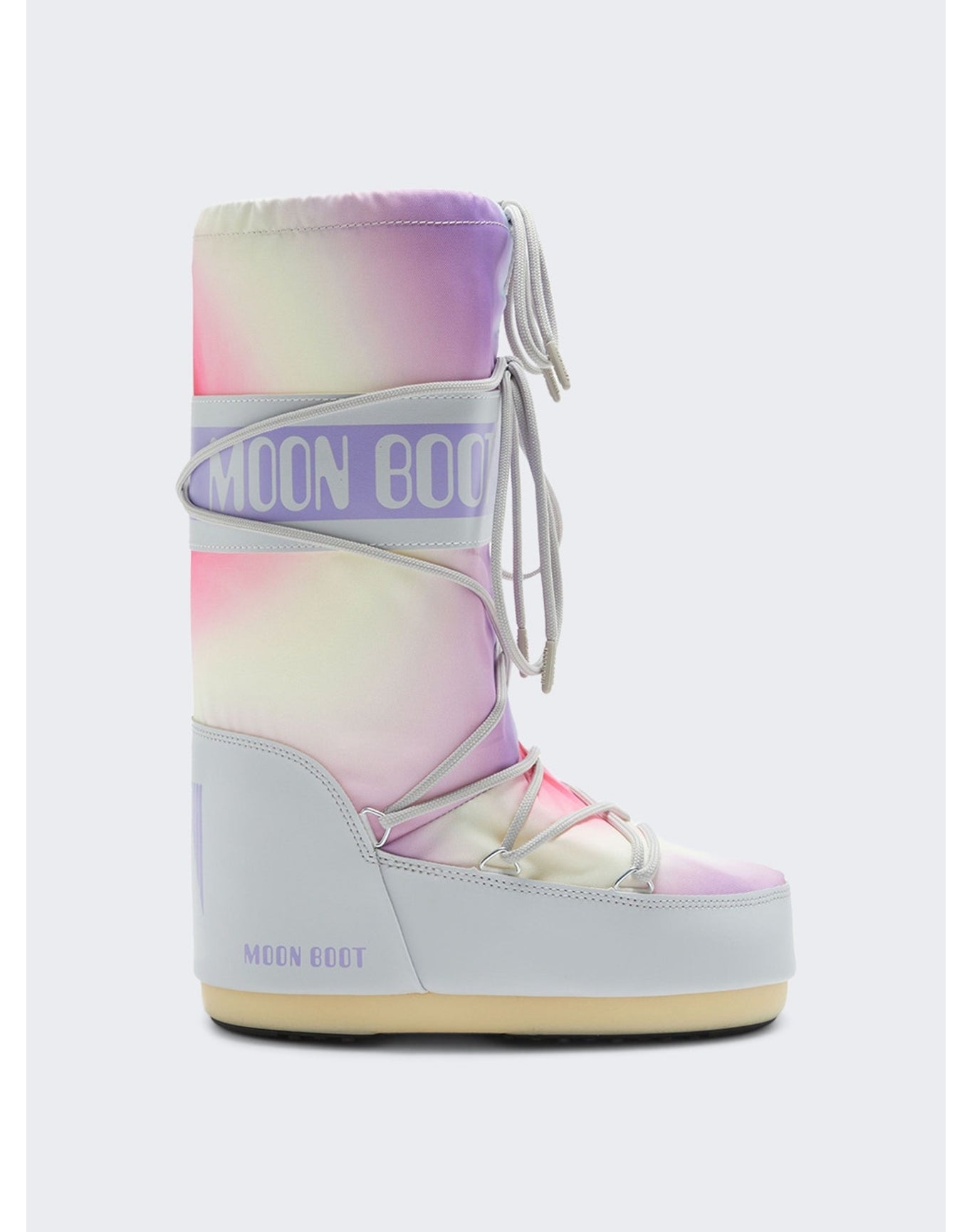 Moon Boot | Women | Icon Tie-dye Boots | Glacier Grey