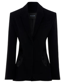Mugler | Women | Tailored Buttoned Cuff Blazer | Black