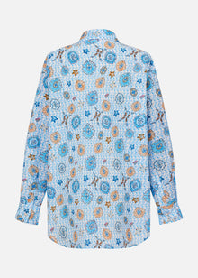 Mulberry Silk Shirt | Blue