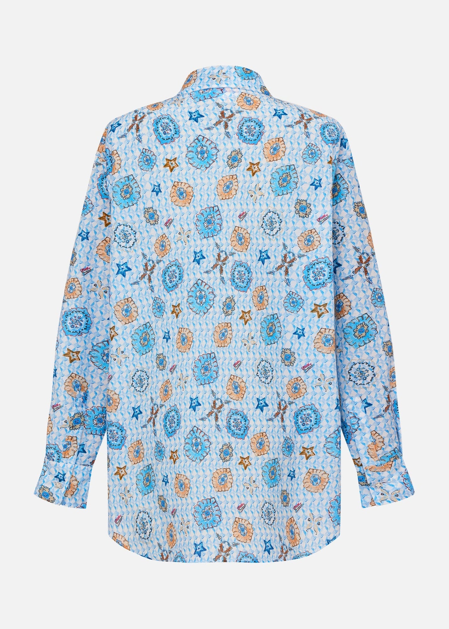 Mulberry Silk Shirt | Blue