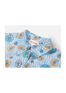 Mulberry Silk Shirt | Blue