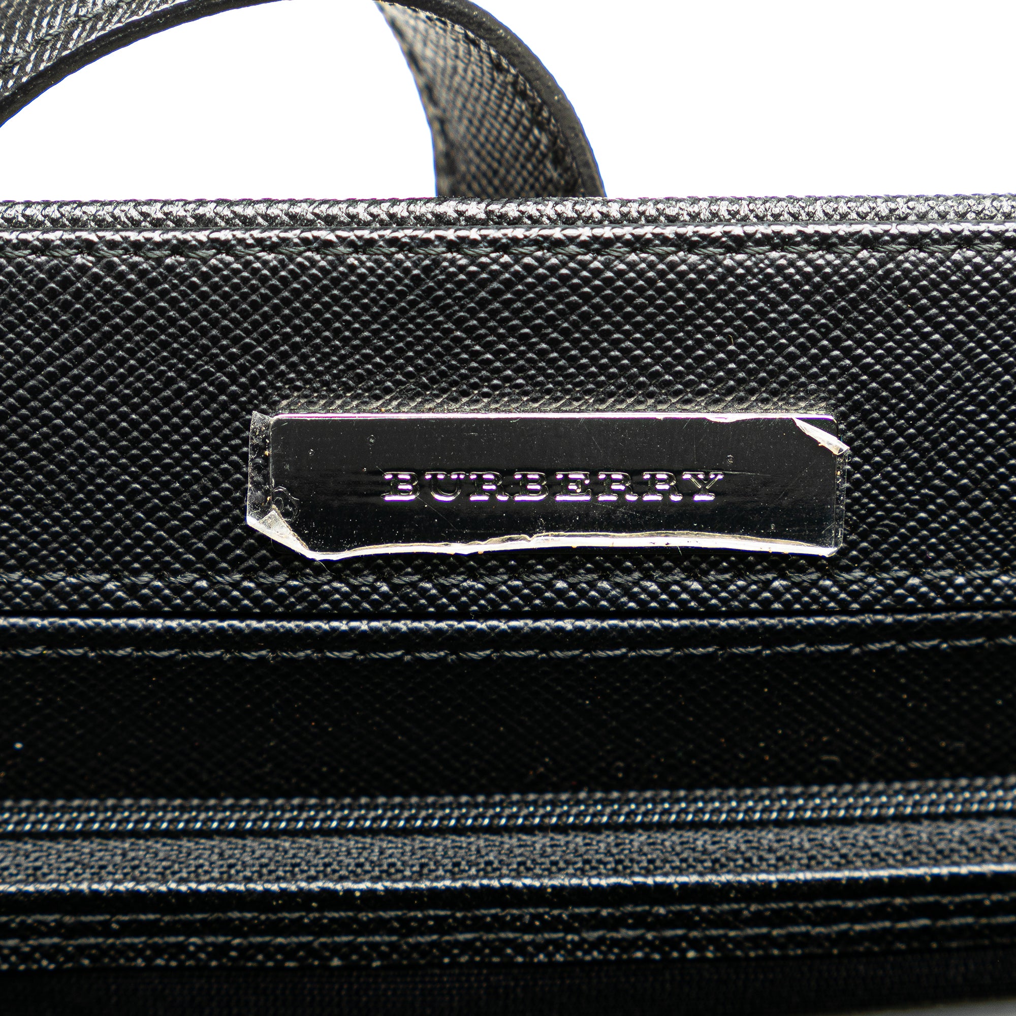 Burberry | Pre-Owned House Check Canvas Handbag | Brown/Beige