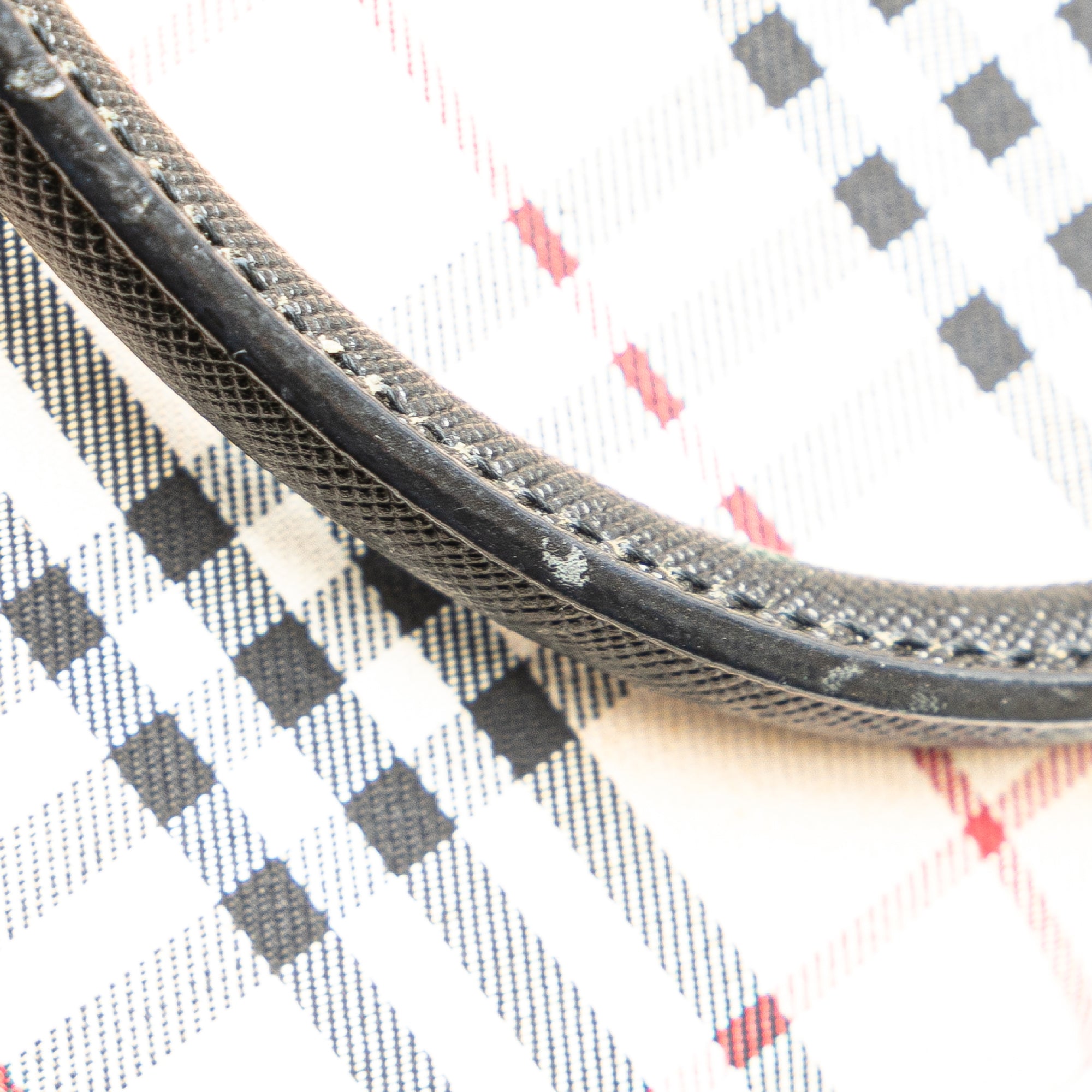 Burberry | Pre-Owned House Check Canvas Handbag | Brown/Beige