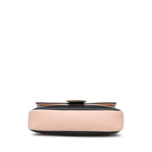 Fendi | Pre-Owned Bicolor Leather Chain Midi Baguette | Pink