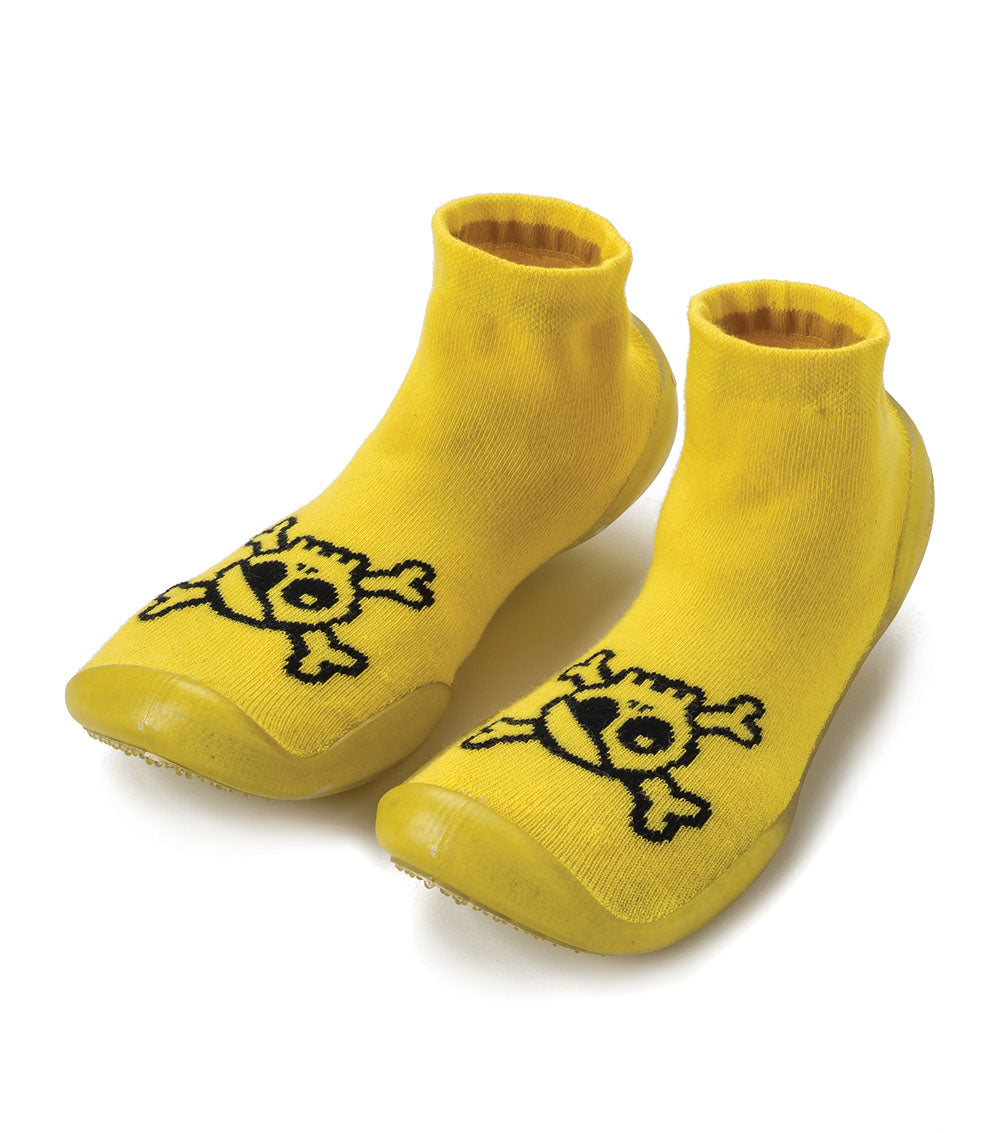 Kid | Collegien New Skull Slippers | Dusty Yellow