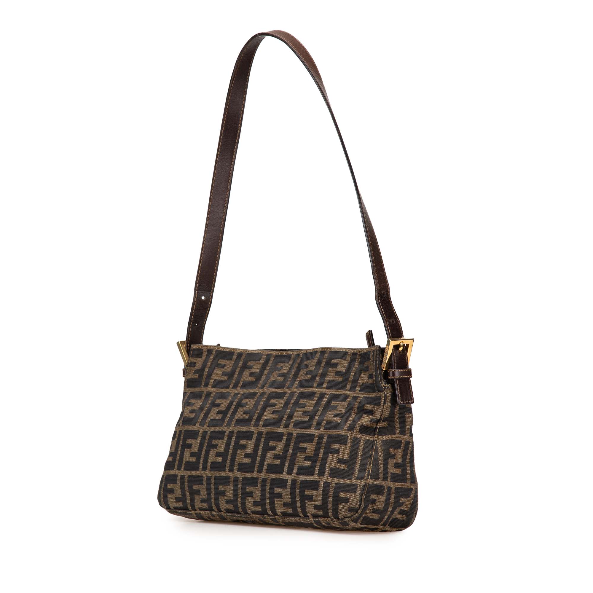 Fendi | Pre-Owned Zucca Canvas Shoulder Bag - III | Brown