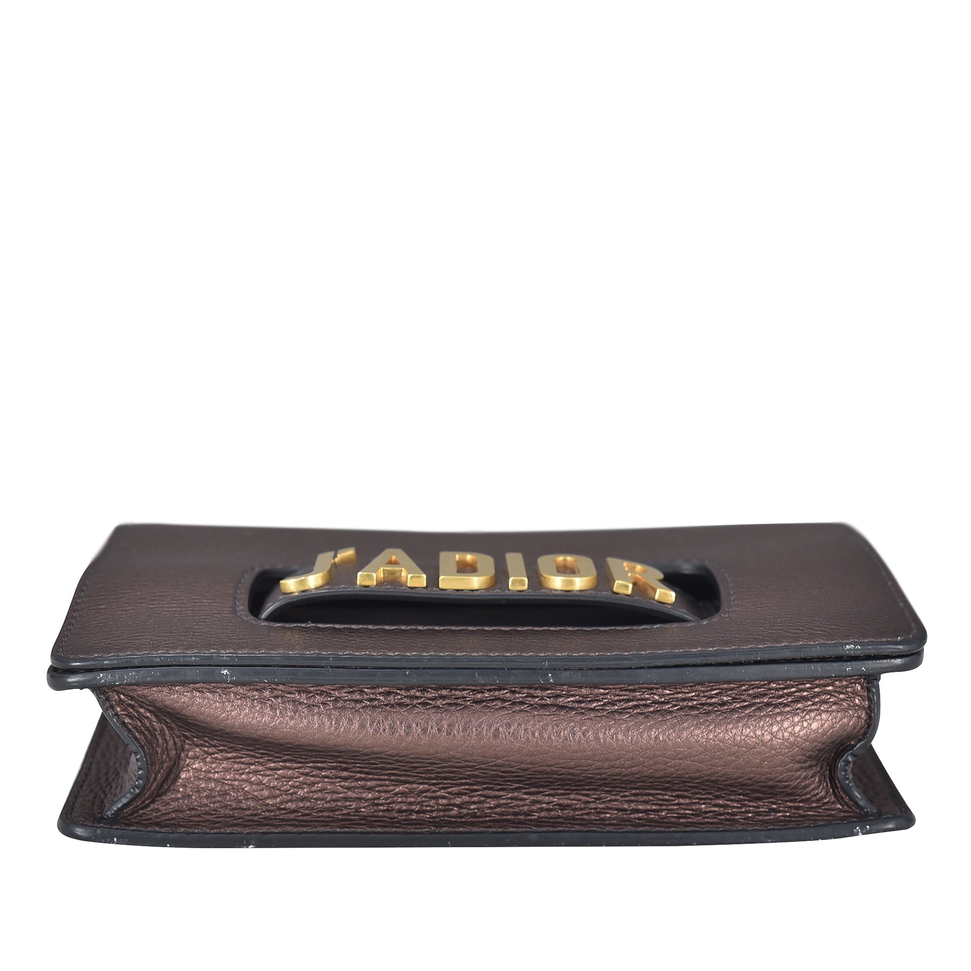 Dior | Pre-Owned Medium J'Adior Chain Flap | Brown/Bronze