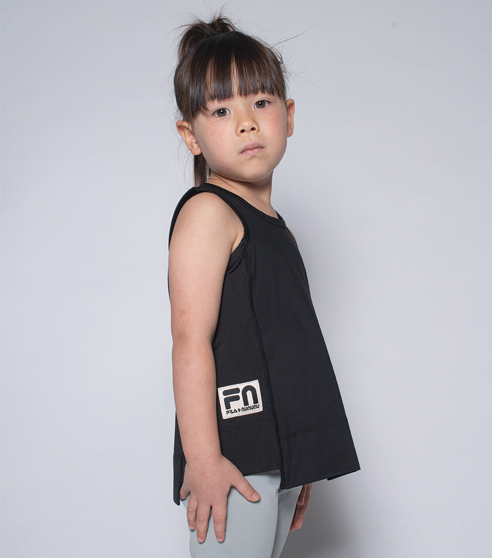 Kid | Sports Tank Top | Black