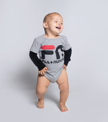 Kid | Fn Onesie | Heather Grey
