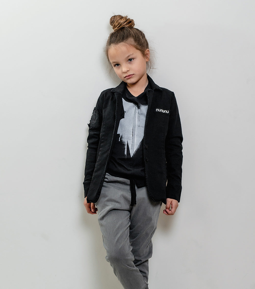 Kid | Vintage Sweatpants | Dyed Dark Grey