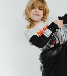 Kid | Crown Jester Tulle Dress | Natural x Black