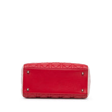 Dior | Pre-Owned Medium Tricolor Lambskin Cannage Lady - III | Purple/Red