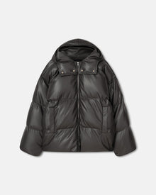 Vili Okobor Alt-Leather Puffer Jacket | Midnight Green