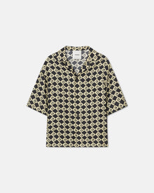 Mens | Maxton Printed Silk-Twill Shirt | Diamond Check