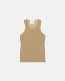 Mens | Levon Mesh-Jersey Tank Top | Pale Olive