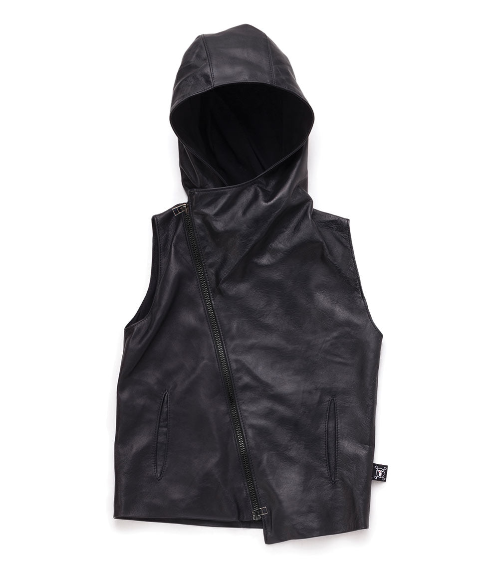 Kid | Leather Vest | Black (V2)