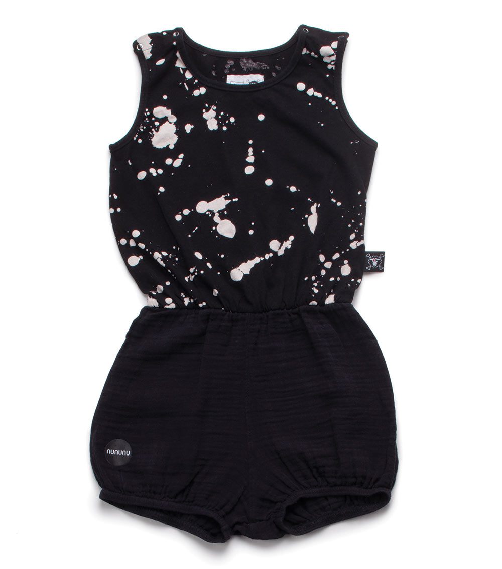 Kid | Splash Yoga Overall | Black