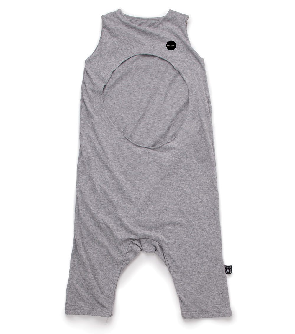 Kid | Layered Overall | Heather Grey
