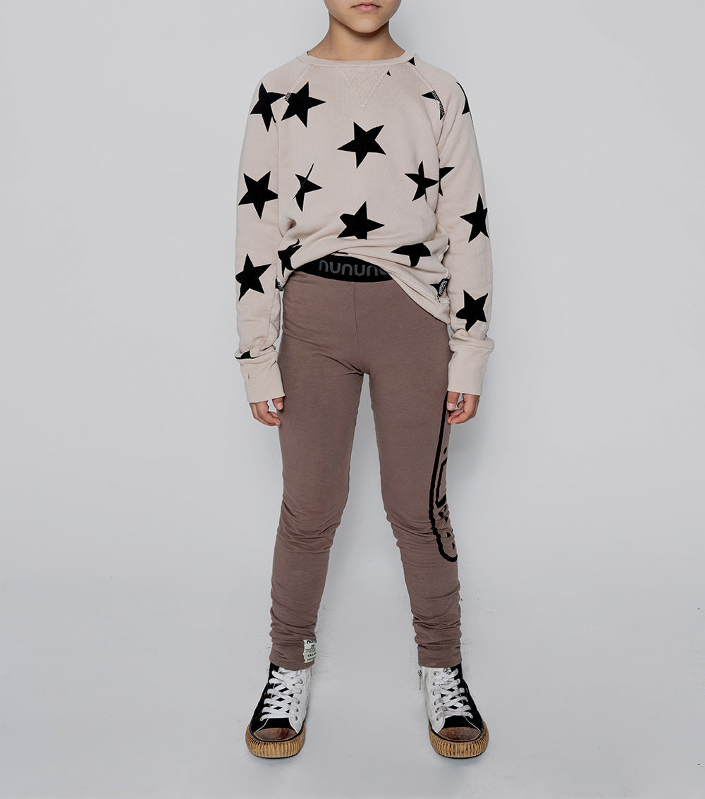 Kid | Star Sweatshirt | Natural