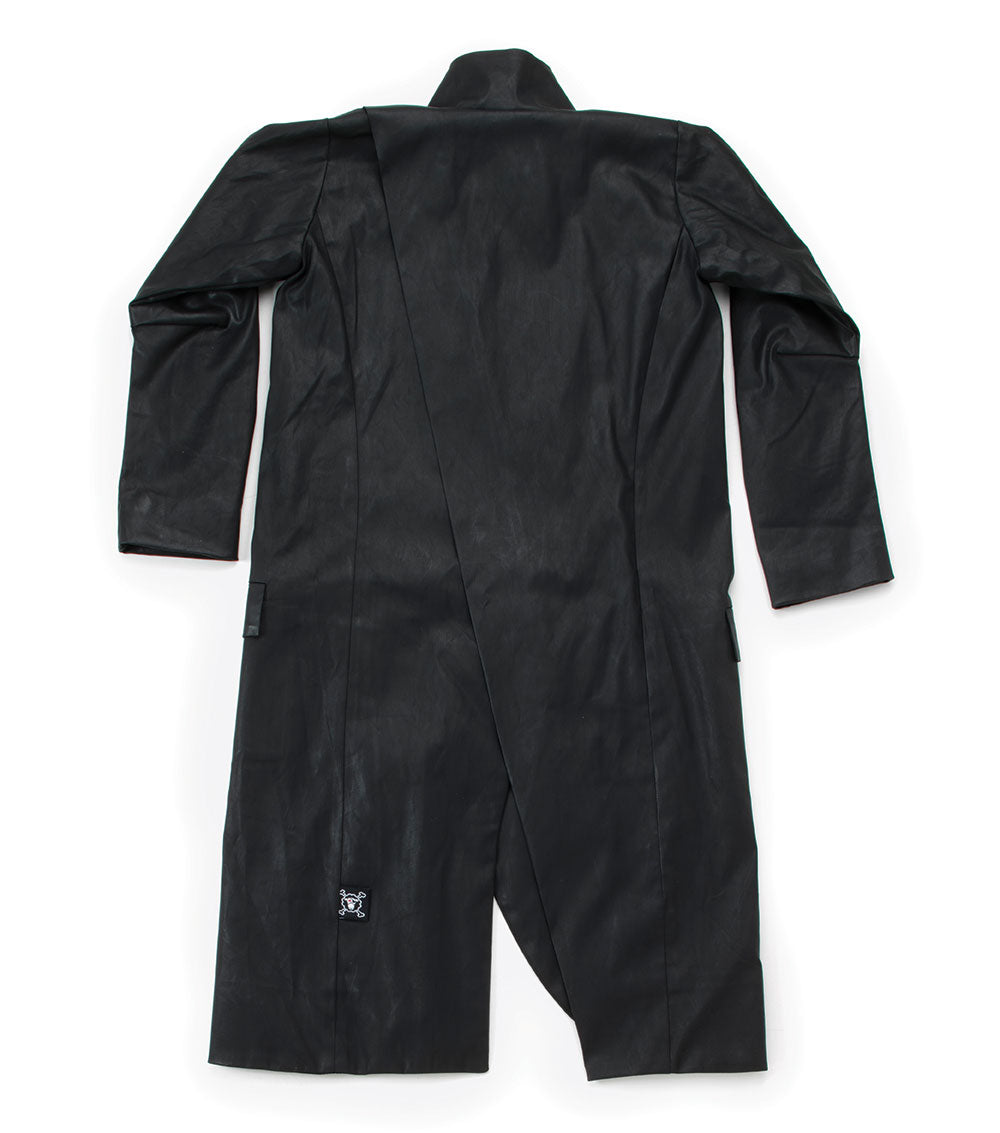 Kid | Wax Military Coat | Black