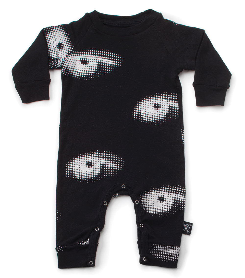 Kid | Eye Playsuit | Black