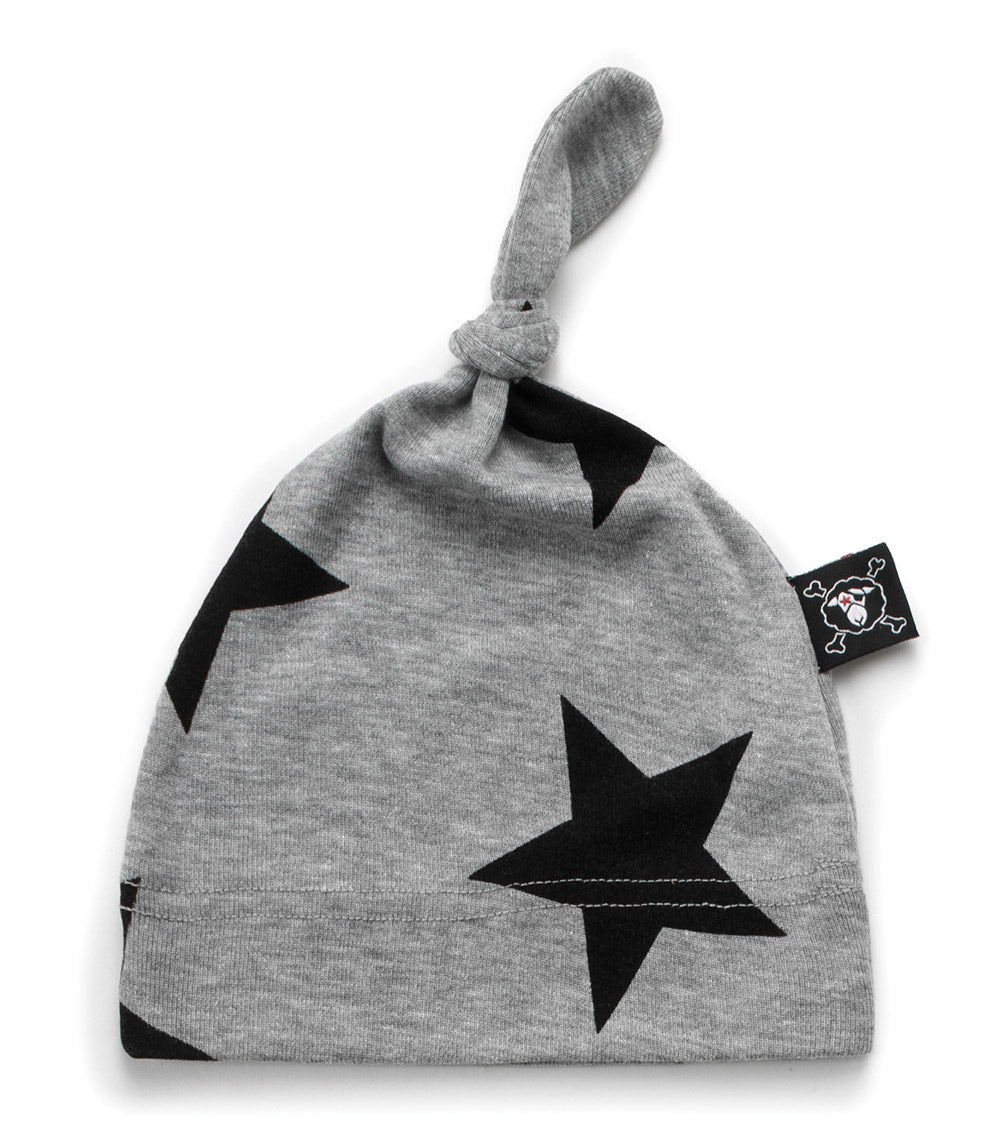 Newborn | Star Hat | Heather Grey