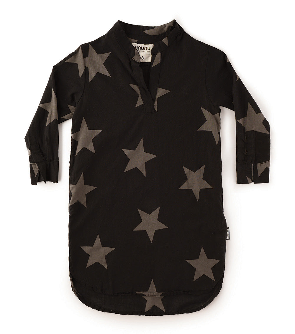 Kid | Star Kaftan | Black