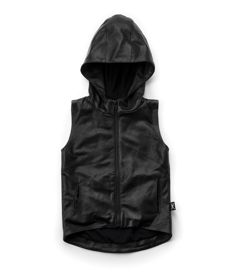 Kid | Leather Vest | Black (V1)