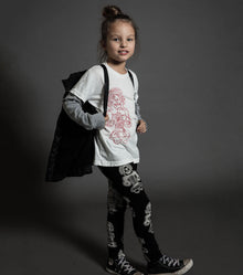 Kid | Tribal Dancers Leggings | Black (V2)