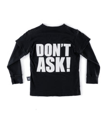 Kid | Don'T Ask! Shirt | Black
