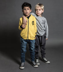 Kid | Embroidered No! Hemmed Shirt | Black