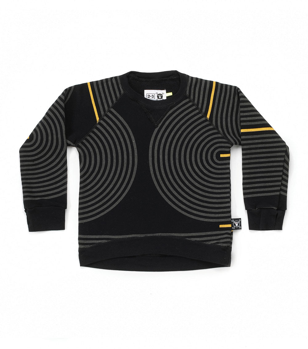 Kid | Spiral Sweatshirt | Black