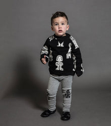 Kid | Tribal Dancers Sweatshirt | Black