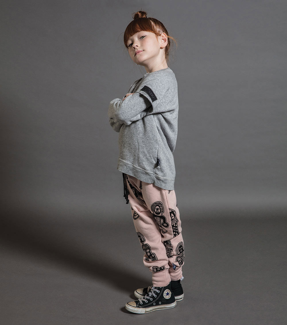 Kid | Tribal Dancers Baggy Pants | Powder Pink