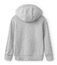Kid | Fluffy Torn Hoodie | Heather Grey