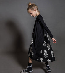 Kid | Tribal Dancers 360 Dress | Black