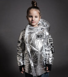 Kid | Super Patch Down Jacket | Silver