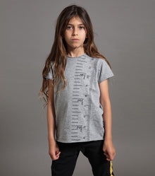 Kid | Measuring Band T-Shirt | Heather Grey