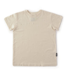 Kid | Hand Torn Deconstructed T-Shirt | Natural
