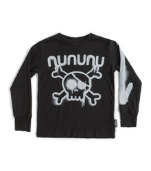 Kid | Sprayed Nununu Shirt | Black