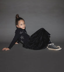 Kid | Velvet Fairytale Dress | Black