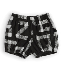 Kid | Masking Tape Yoga Shorts | Black