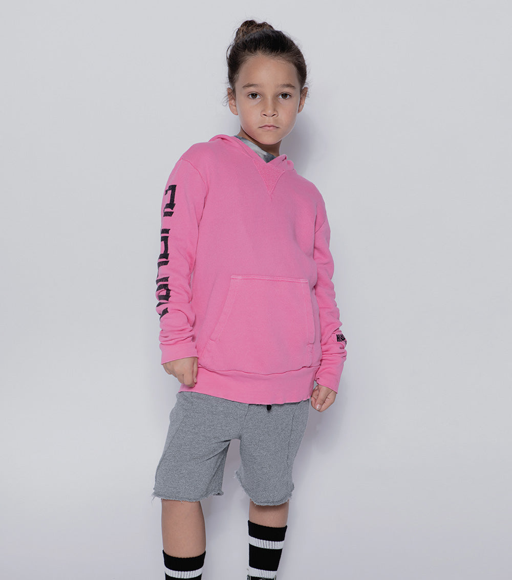 Kid | Solid Sweatshorts | Dusty Heather Grey