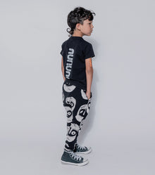Kid | Light The Warriors Baggy Pants | Red