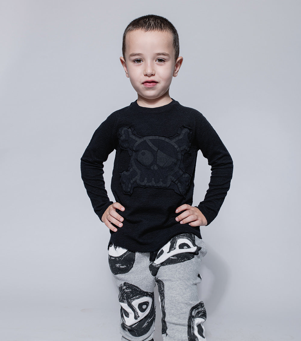 Kid | The Warriors Light Baggy Pants | Heather Grey