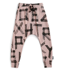 Kid | Light Masking Tape Baggy Pants | Powder Pink