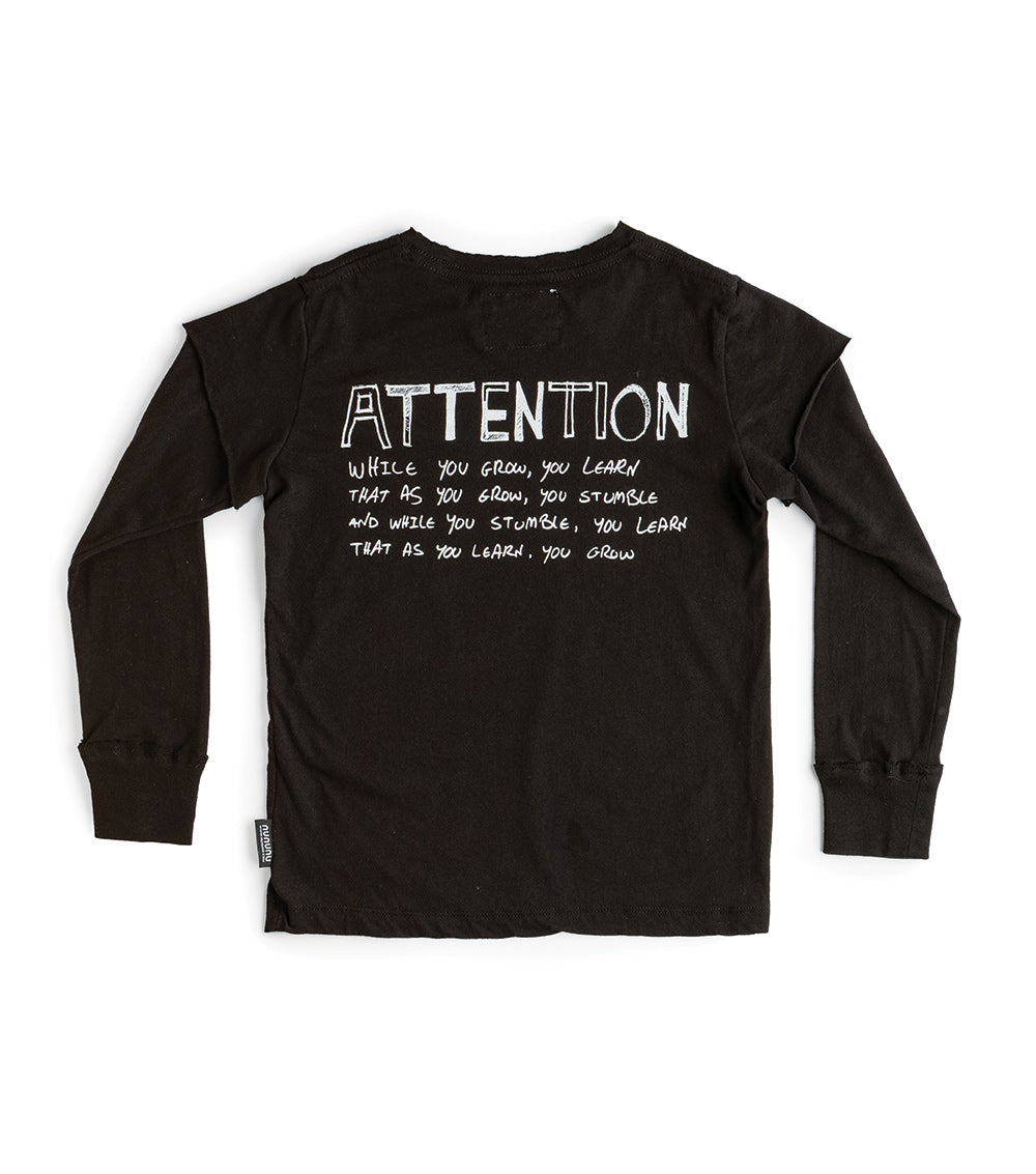 Kid | Attention Shirt | Black