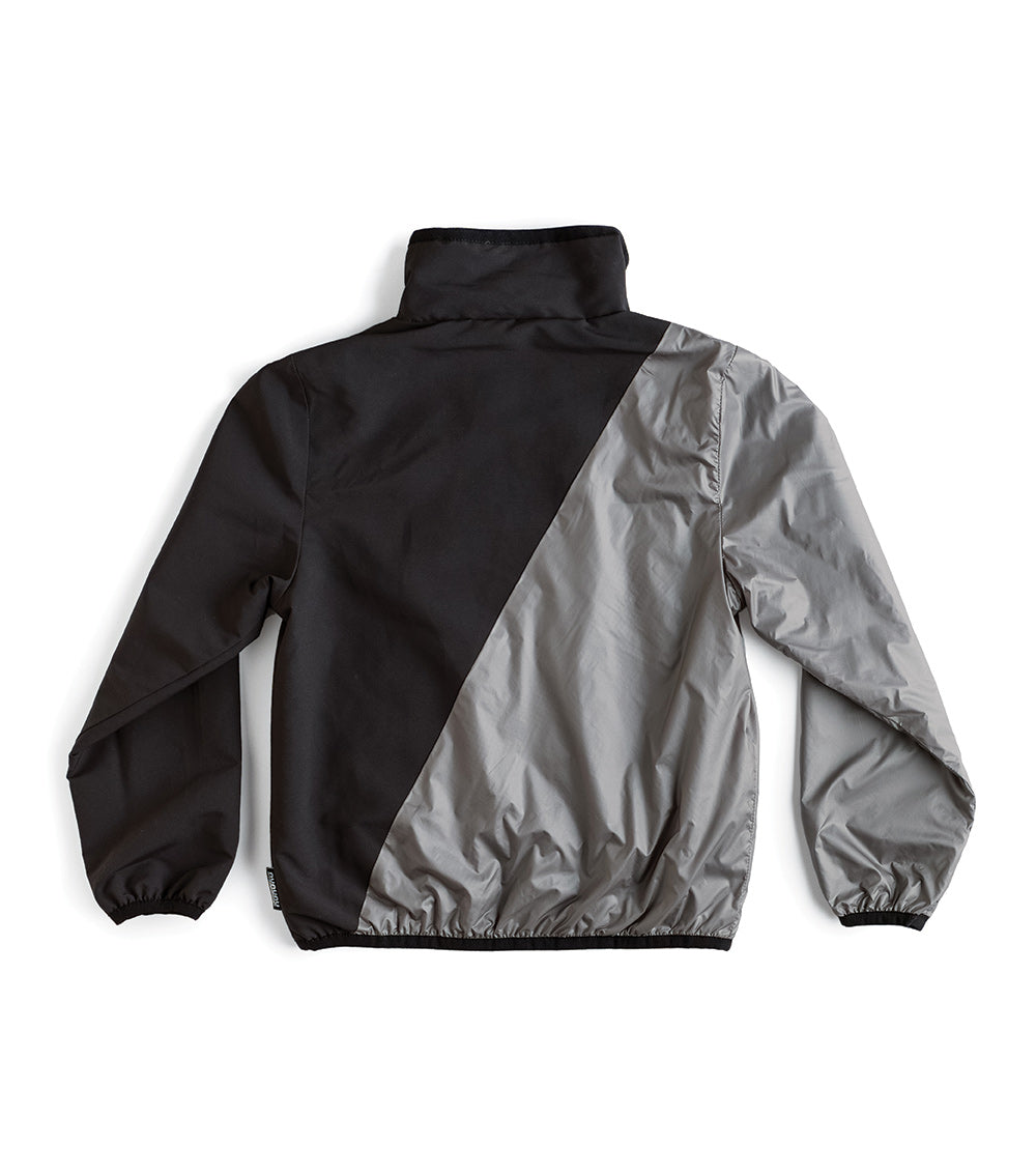Kid | Nununu Smile Wind Breaker | Black x Dark Grey