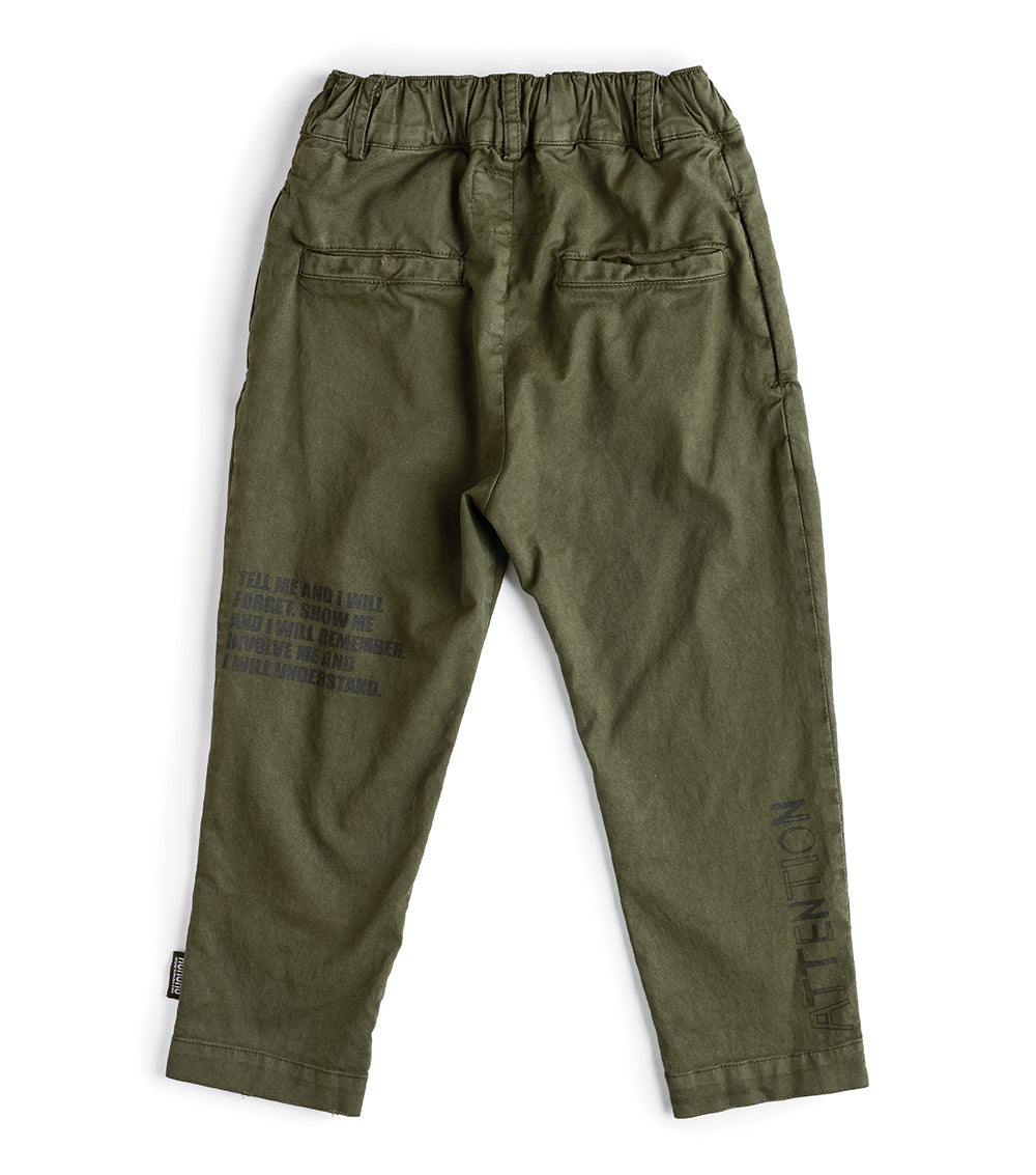 Kid | Total Fw21 Chino Pants | Olive